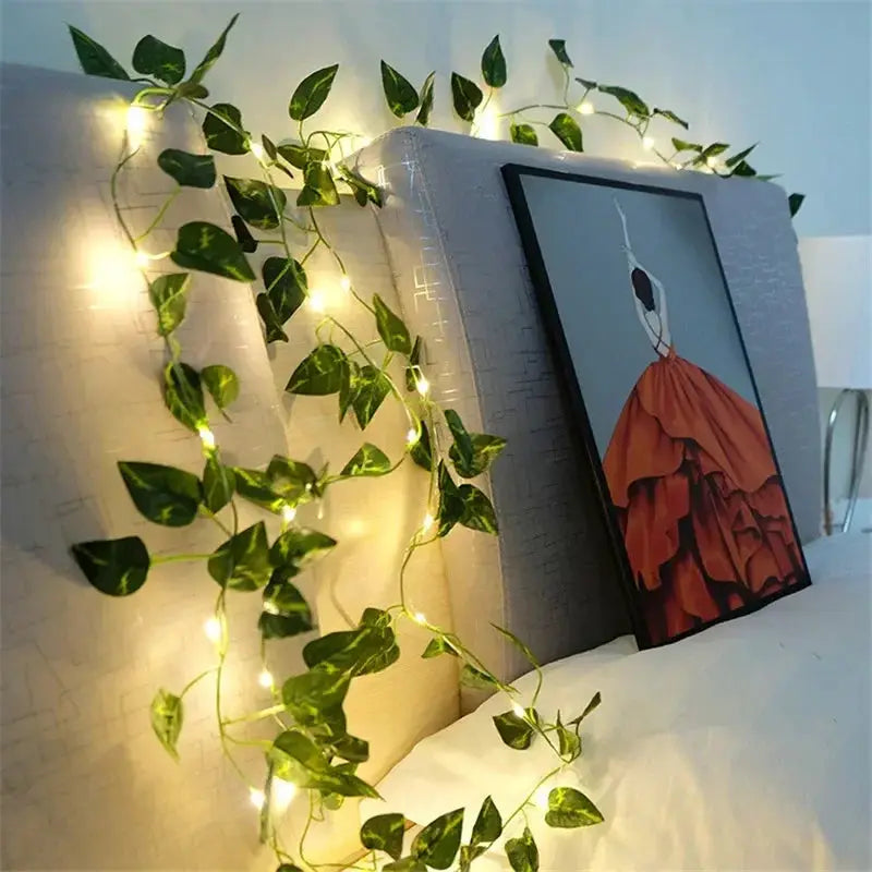 Fairy Lights Battery Lights Maple Leaf Waterproof Outdoor Garland 10M/5M/2M Christmas Garden Wedding Party Decoration from PriceLows™
