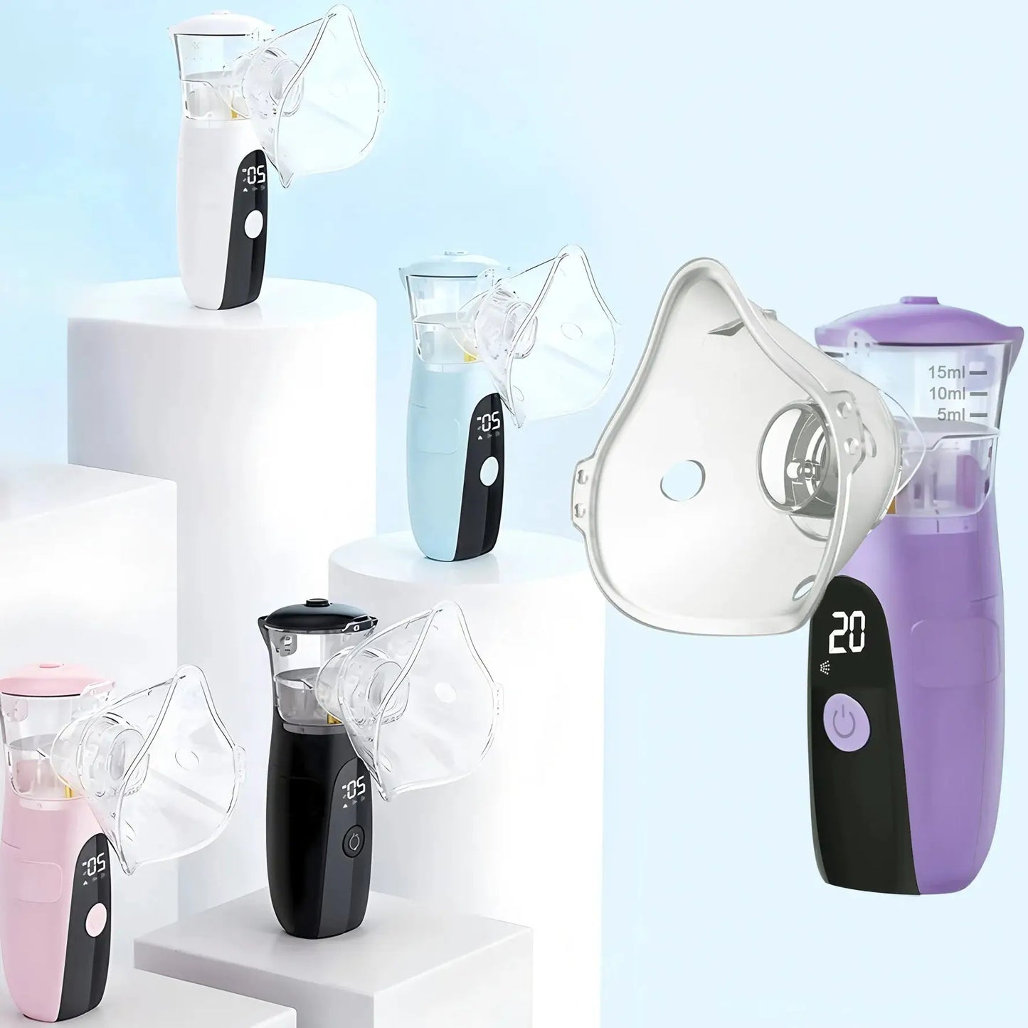Mini Portable Facial Steamer | Nano Cold Spray | Hydrating Beauty Humidifier