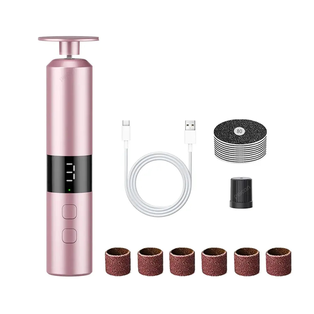 Electric Foot Grinder Rechargeable Foot Callus Predicure Remover Heels Dead Skin Grinding Machine Nails Gel Foot File Remover from PriceLows™
