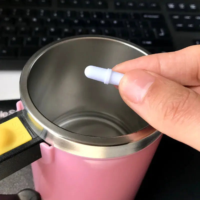 Automatic Self Stirring Magnetic Mug Capsule Cylindrical Magnetic Stirring Rod from PriceLows™