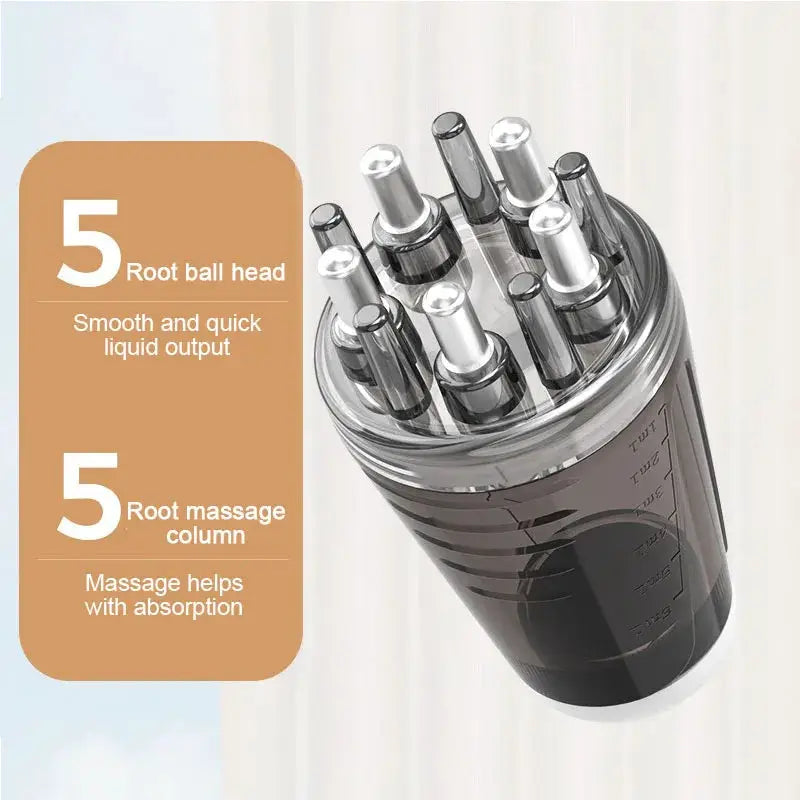 Scalp Massager Comb | Essential Oil Applicator | Mini Portable Design