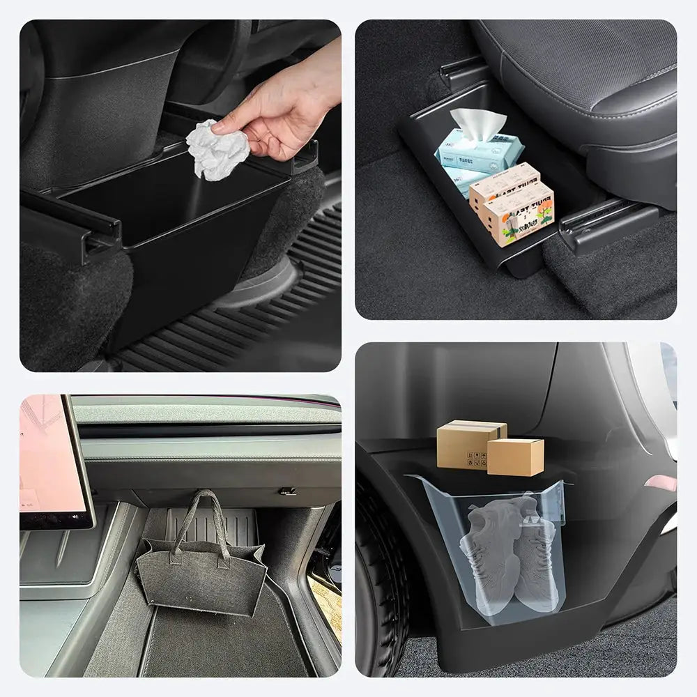 For Tesla Model Y Juniper Accessories Storage Box Set Trunk Seat Console Armrest Storage Box for Tesla Model Y Juniper 2026 2025 from PriceLows™