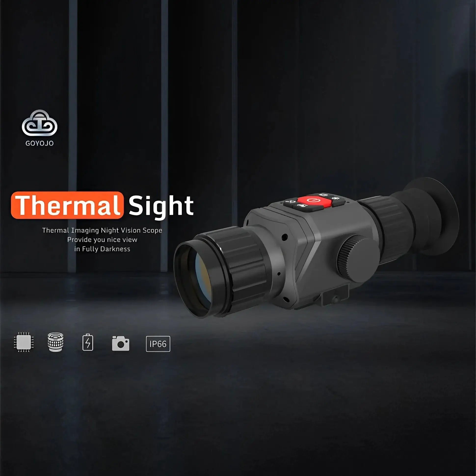Thermal Scope 12um Thermal Imaging Scopes for Rifles 25mm 35mm Thermal Riflescope Thermal Night Vision Scope for Hunting from PriceLows™