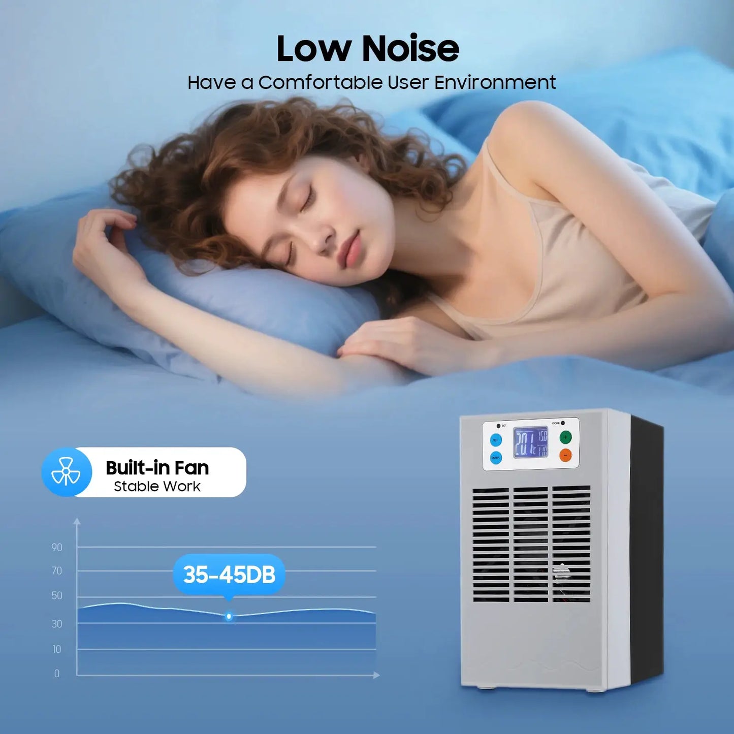 Aquarium Chiller Heater | 100W | 30L Capacity | 10-40C Range