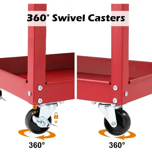 Winado 3 Tier Rolling Tool Cart with Drawers, Heavy Duty Utility Cart on Wheels, Rolling Tool Box for Garage, Warehouse, Factory from PriceLows™