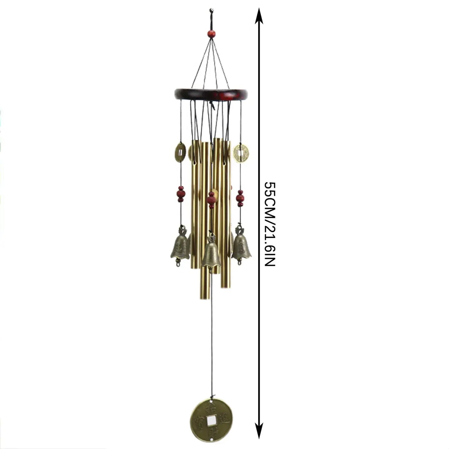 1pc Wind Chime Large Bells Wind Chimes Chapel Home Decor For Garden Outdoor Decoration Decor Gifts Yard Hanging Decor from PriceLows™