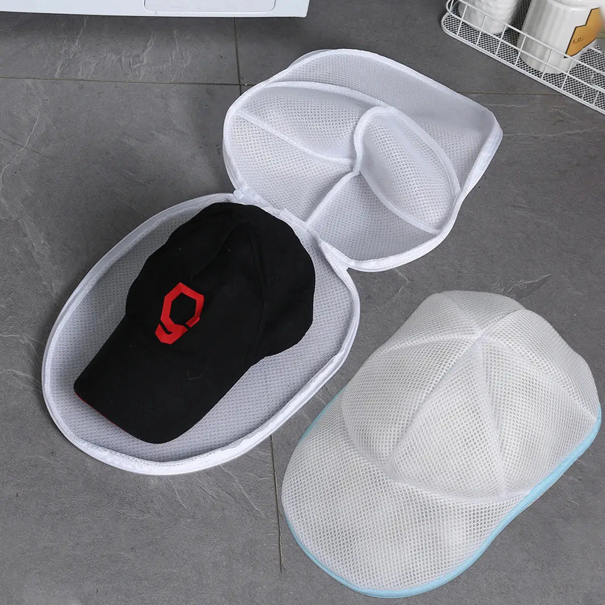 Hat Washing Bag | Mesh Polyester | Retains Shape | Pack of One