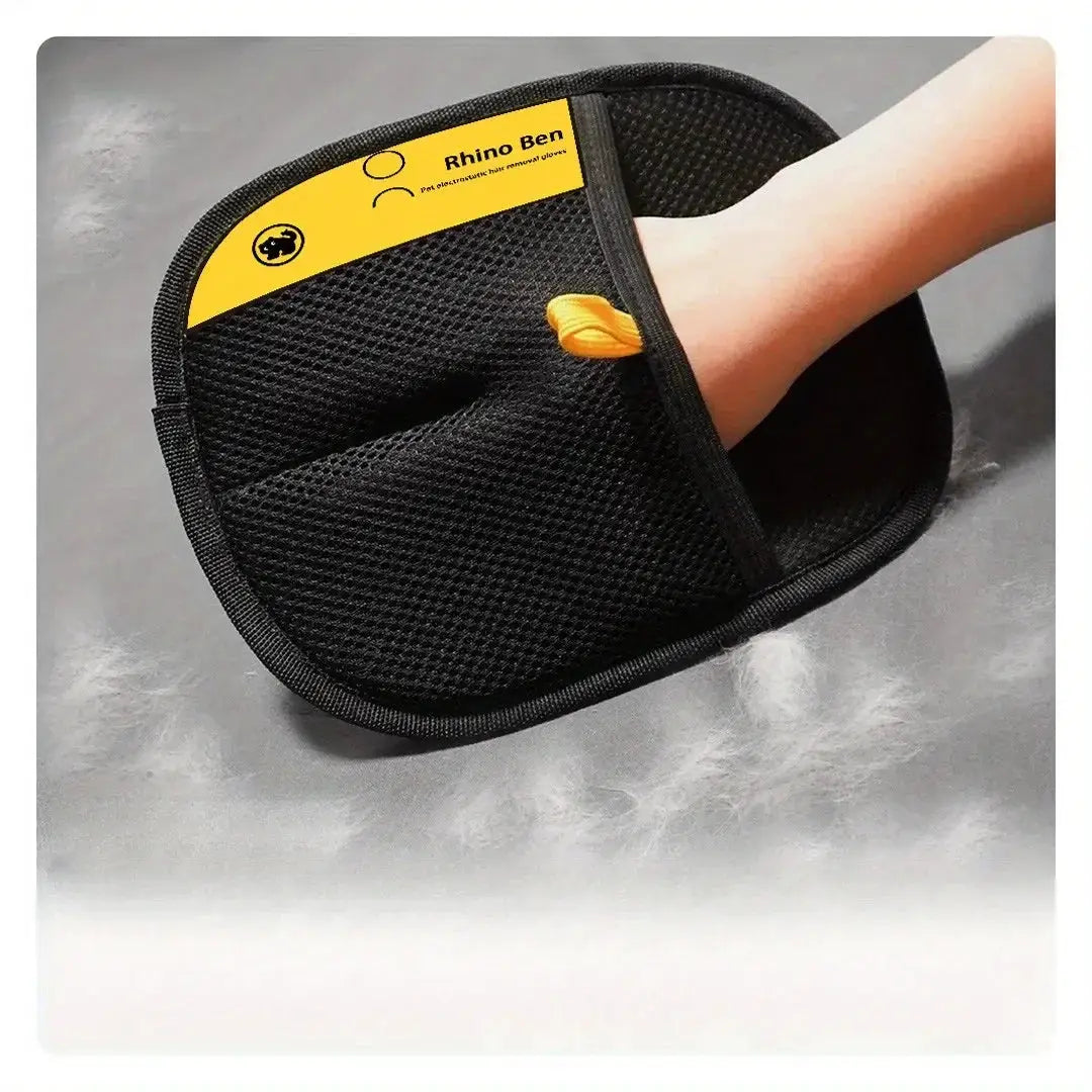 2-Piece Pet Hair Removal Gloves – Double-Sided Cat Brushes, Anti-Shedding Grooming Gloves, Hair Control Care Tools from PriceLows™