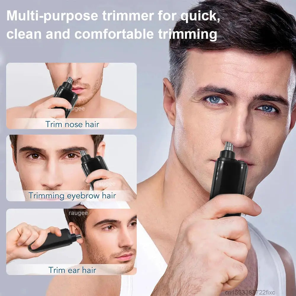 Nose Hair Trimmer Mini Clipper For Men Electric Eyebrow Nose Ears Hair Trimmer USB Rechargeable Travel Portable Nose Hair Cutter from PriceLows™
