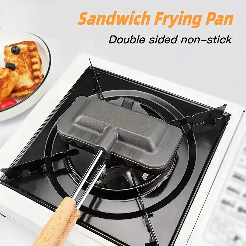 Sandwich Maker | Aluminum Alloy | Dual-Surface Non-Stick | 30x14x6.5 cm