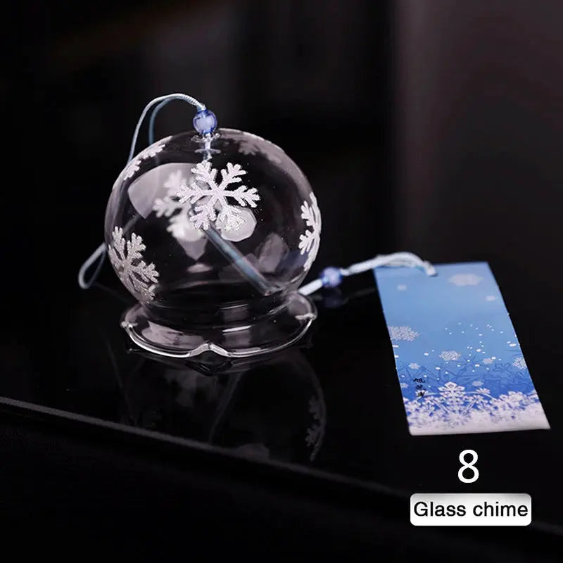 1PCS Wind Bell Japan Wind Chimes Handmade Glass Furin Home Office Decors from PriceLows™