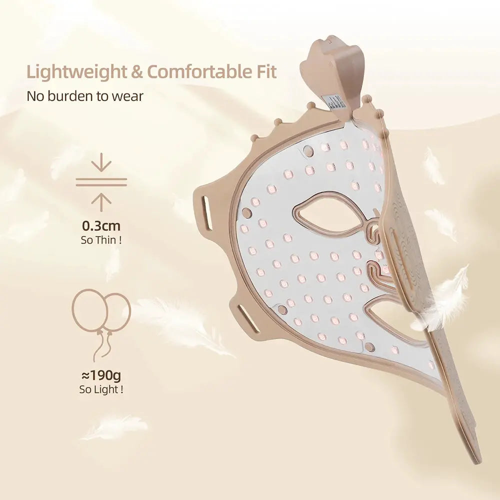 7 Colors Silicone LED Mask Face Photon Skin Rejuvenation Flexible Soft Facial Beauty Mask Skin Care Repair Skin Brightening from PriceLows™