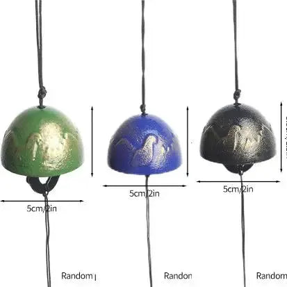 Japanese Wind Chimes Cast Iron Wind Bells Hanging Pendant Feng Shui Good Luck Temple Wind Bells Outdoor Home Garden Decoration from PriceLows™