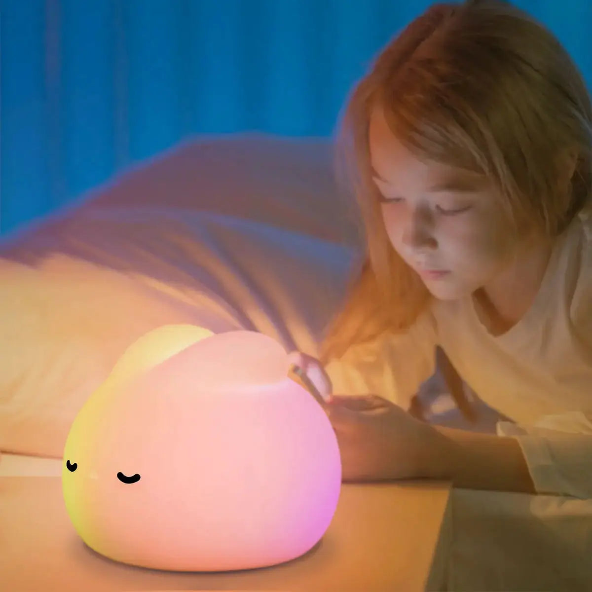 Silicone Night Light | USB Rechargeable | Rabbit Shape | Compact