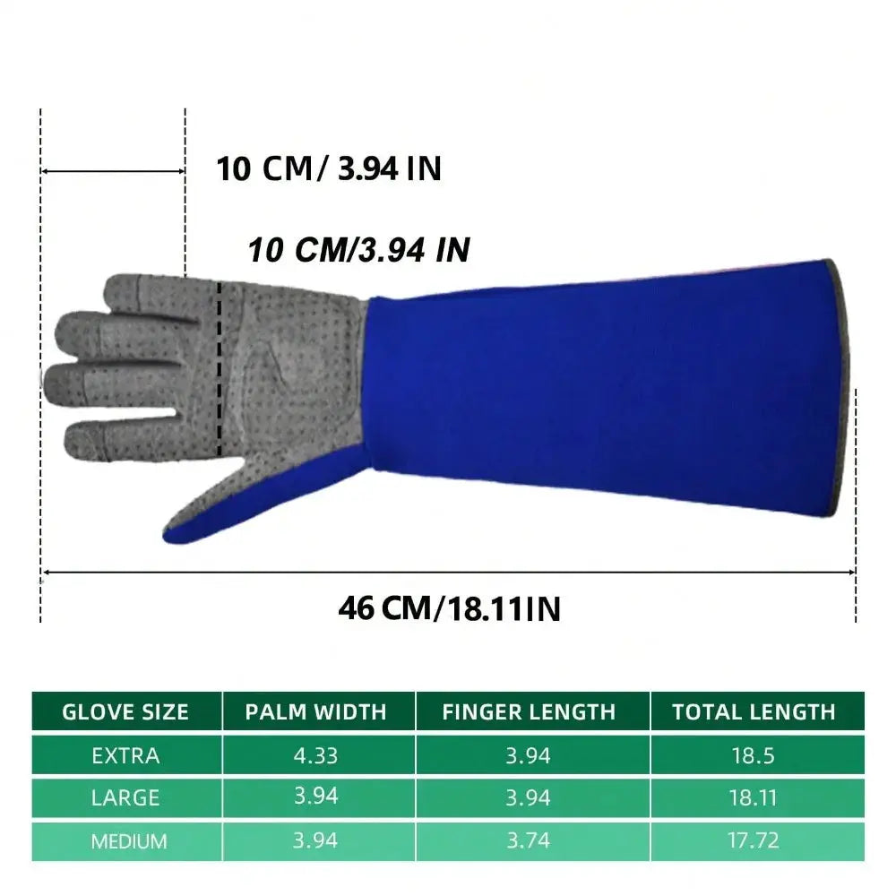 Ladies Thorn Proof Gardening Gloves Long Gauntlet Heavy Duty Garden Gloves, Elbow Length Women Leather Rose Pruning Glove For Yard Work Planting Protection from PriceLows™
