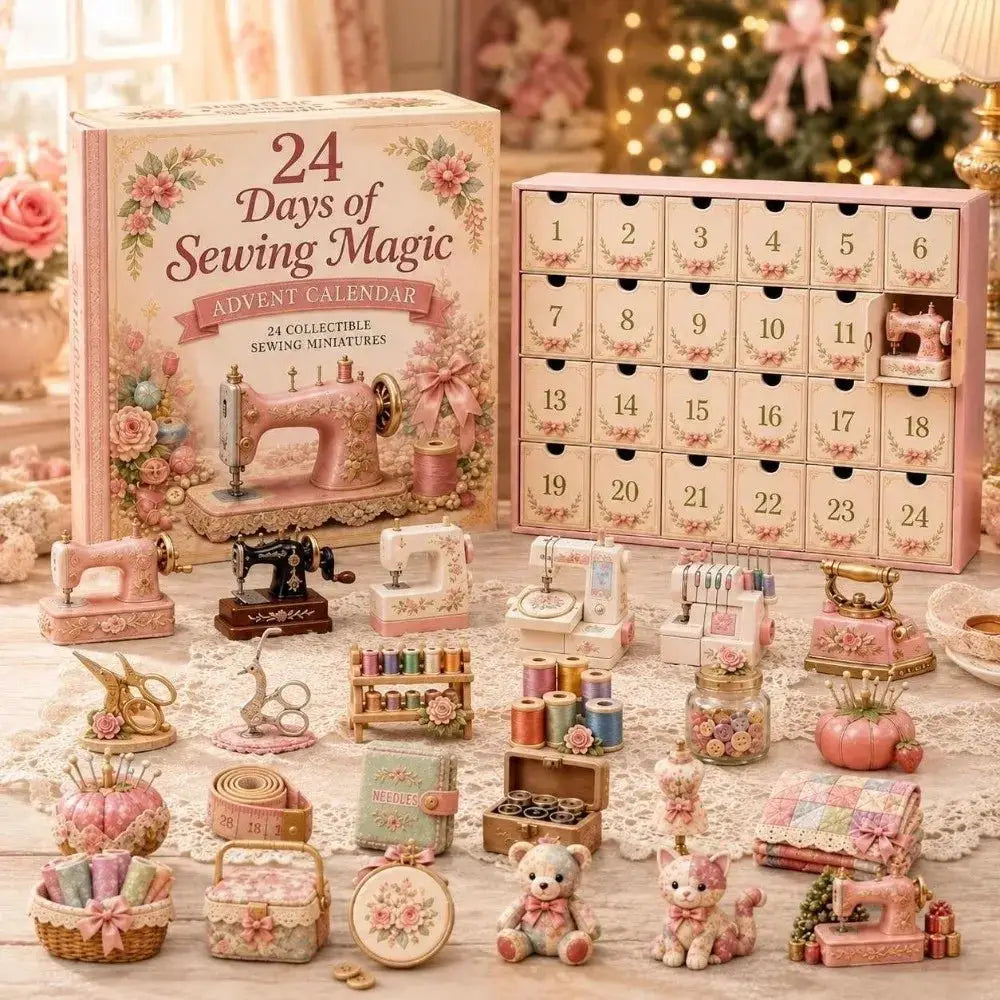Christmas Advent Calendar | Angel Theme | 24 Day Pockets | Pink Acrylic