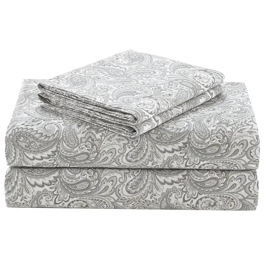 100 Cotton Sheets Queen, Breathable, Naturally Cool Cotton Sheets, Soft Cotton Bed Sheets with 14 Elastic Pocket Fits up to 16 M from PriceLows™