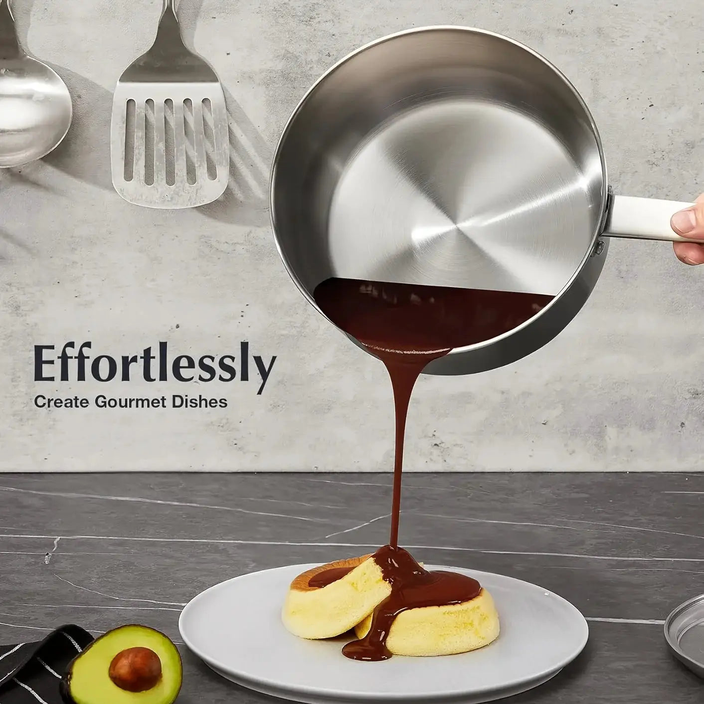6pcs Stainless Steel Saucepan Set, 1+2+3 Quart Sauce Pan Sets with Lid, Premium Stainless Steel Sauce Pan for Camping from PriceLows™