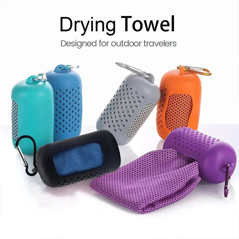 Cooling Towel | Microfiber Fabric | Instant Refresh | Compact Pouch