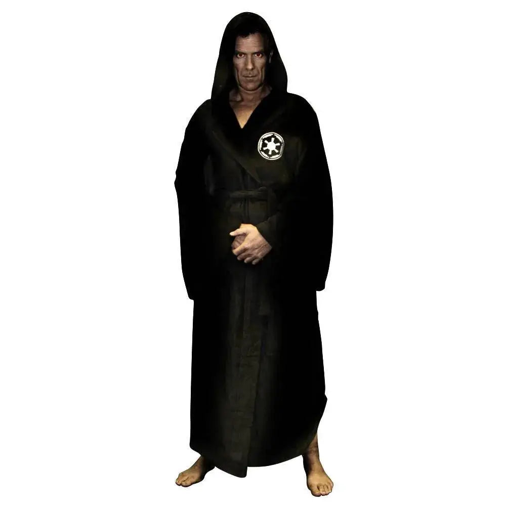 Men's Flannel Robe | Heavyweight Polyester | Long Winter Fit