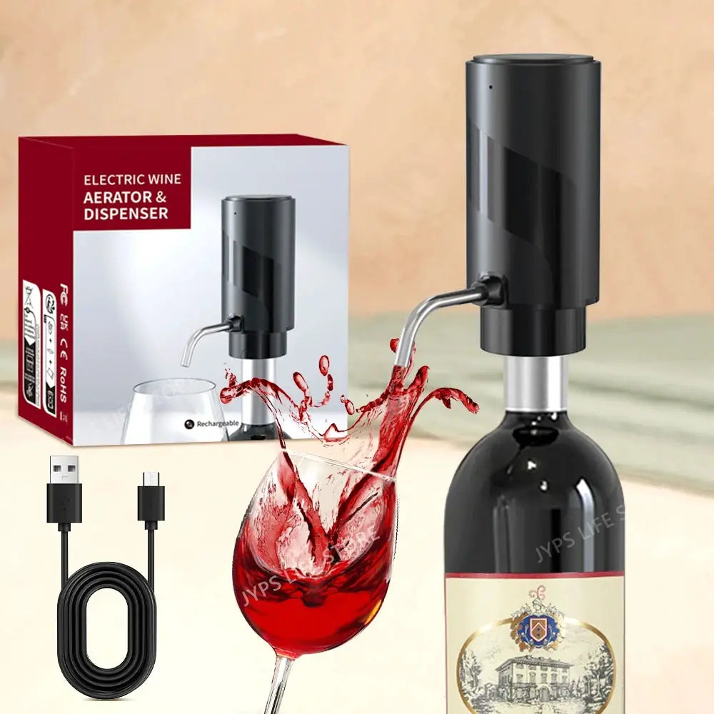 Rechargeable Electric Wine Aerator Dispenser Automatic Wine Decanter Intelligent Electric Wine Dispenser Party Kitchen Tool Gift from PriceLows™