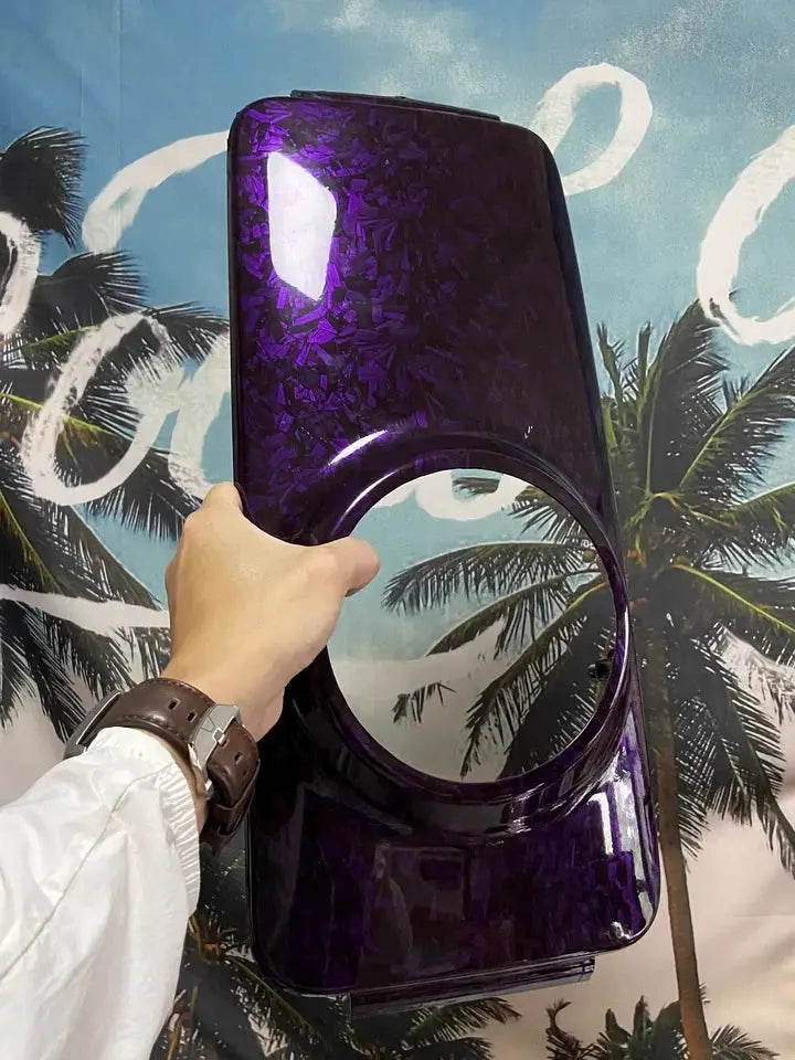 Forged Carbon Fiber Vinyl Film Purple Crystal Car Stickers Auto Wrapping Tuning Cover For Auto Body And Car Accessories from PriceLows™