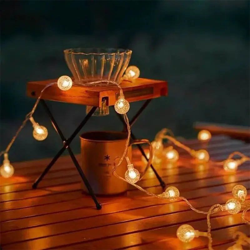 LED Light String – PVC Material, Christmas Decoration, Outdoor Camping Tent Canopy Light, Long Battery Life, Waterproof & Energy from PriceLows™