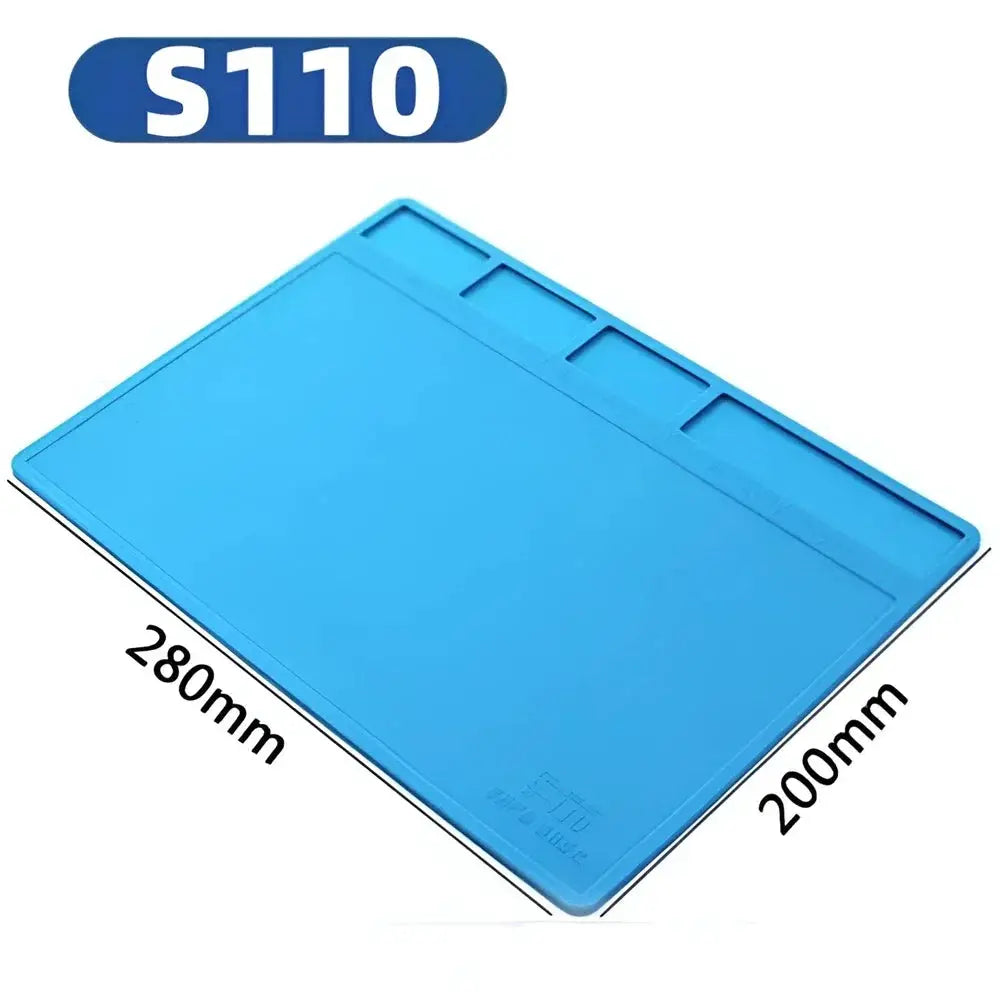 Magnetic Mat Silicone Repair Mat Circuit Board Soldering Pad Heat Resistant 932°F Anti-Static for ESD Iron Phone Repair from PriceLows™