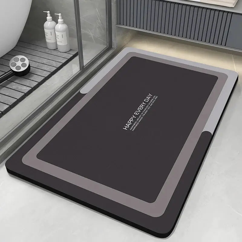 Diatomaceous Earth Bath Mat Bathroom Rug Absorbent Non-slip Floor Foot Mats Quick Dry Shower Carpet Toilet Pad Doormat Washable from PriceLows™