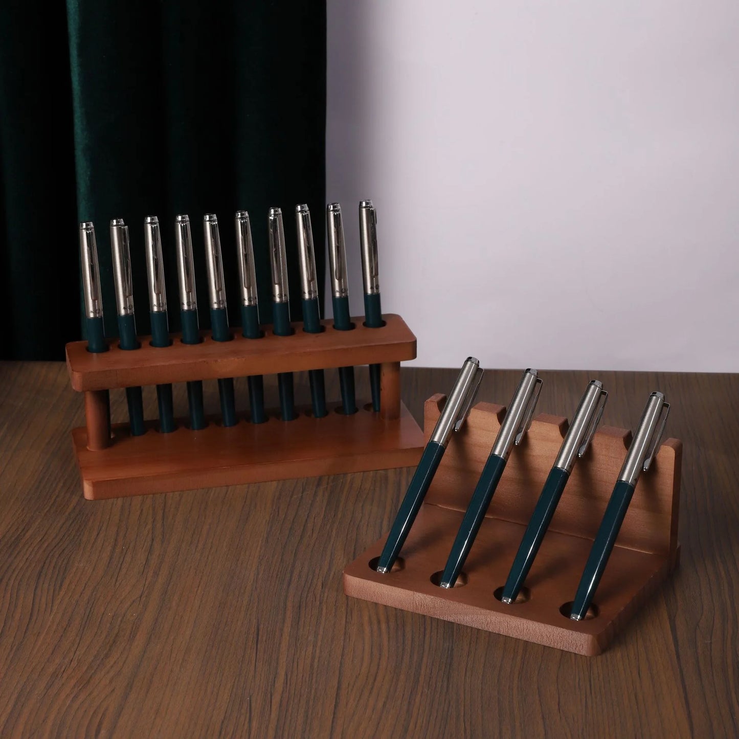Desk Organizer | Walnut Wood | Pen Holder | Phone Stand