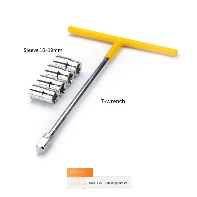 Multi-functional T-type hexagonal socket wrench tool socket spanner set Car hexagonal tyre tool set from PriceLows™