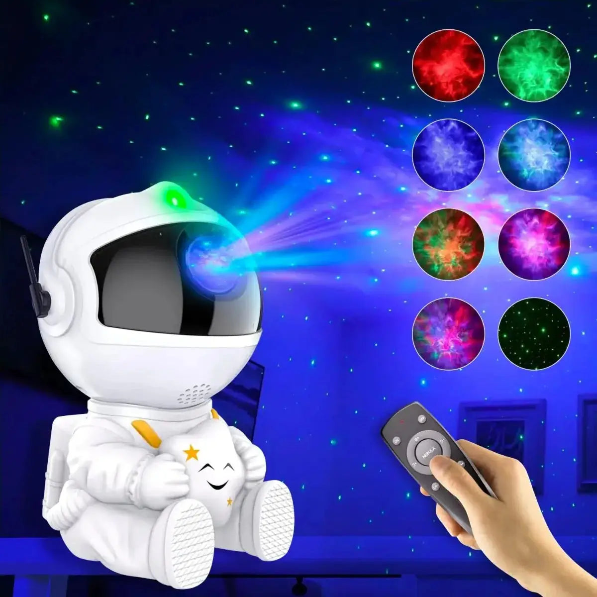 Galaxy Star Projector Night Lights, Starry Sky, Astronaut Atmosphere LED Lamp Decorative Bedroom Ceiling for Kids Children Gifts from PriceLows™