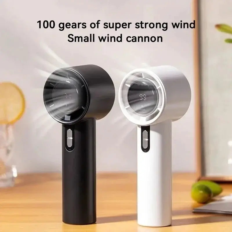 Lenovo Handheld Fan | 100 Speed USB Rechargeable | Wall Mounted
