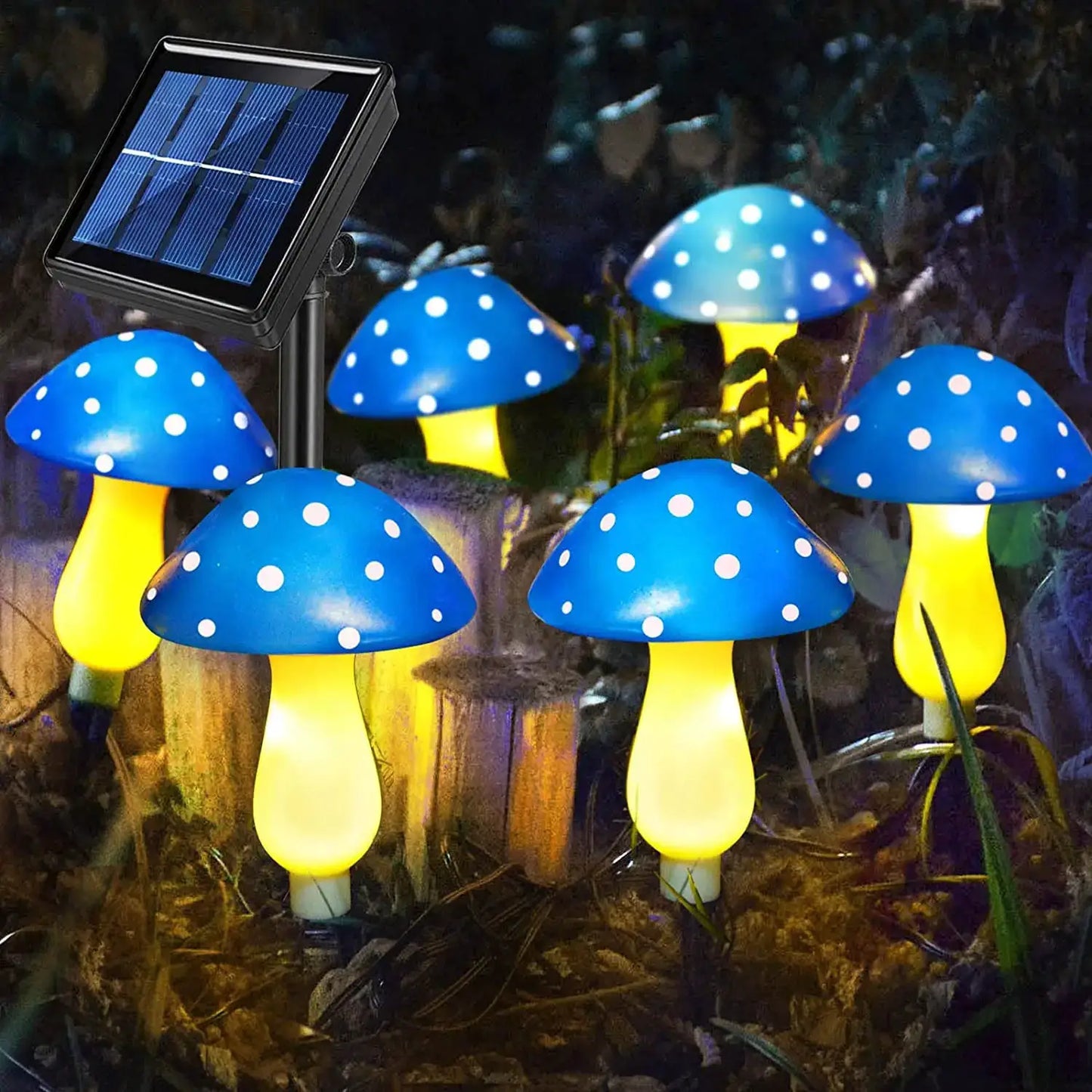 12 Pack RGB Solar Mushroom Light Solar Garden Stake Light 8 Modes Waterproof Mushroom Solar Light For Garden Yard Landscape from PriceLows™