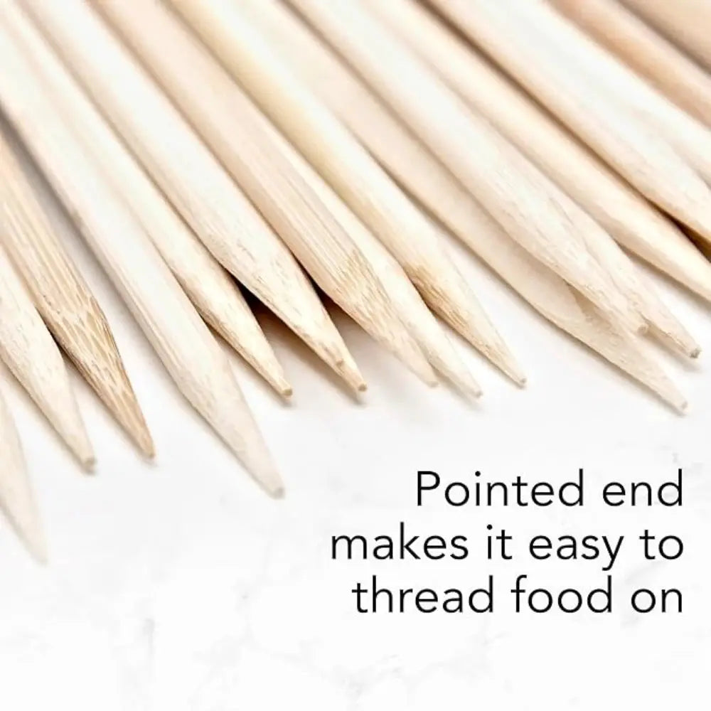 Bamboo Skewers | Natural Color | 15/20/25/30cm | 80-90 Pcs Pack