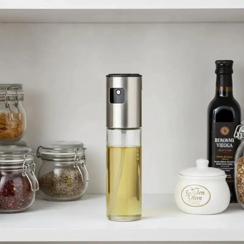 Olive Oil Sprayer | Glass Body | Stainless Steel Nozzle | One Size