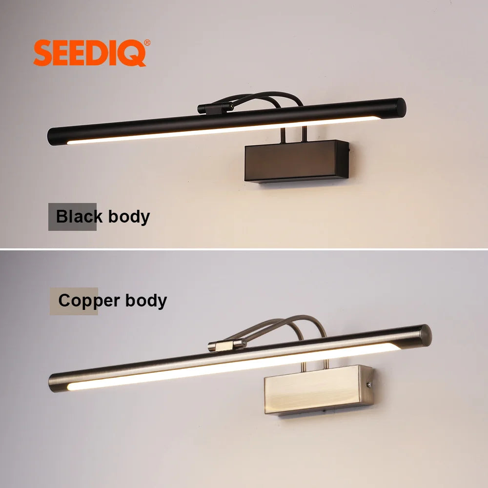Led Bathroom Wall Light | AC90-265V | 8W | Black Copper
