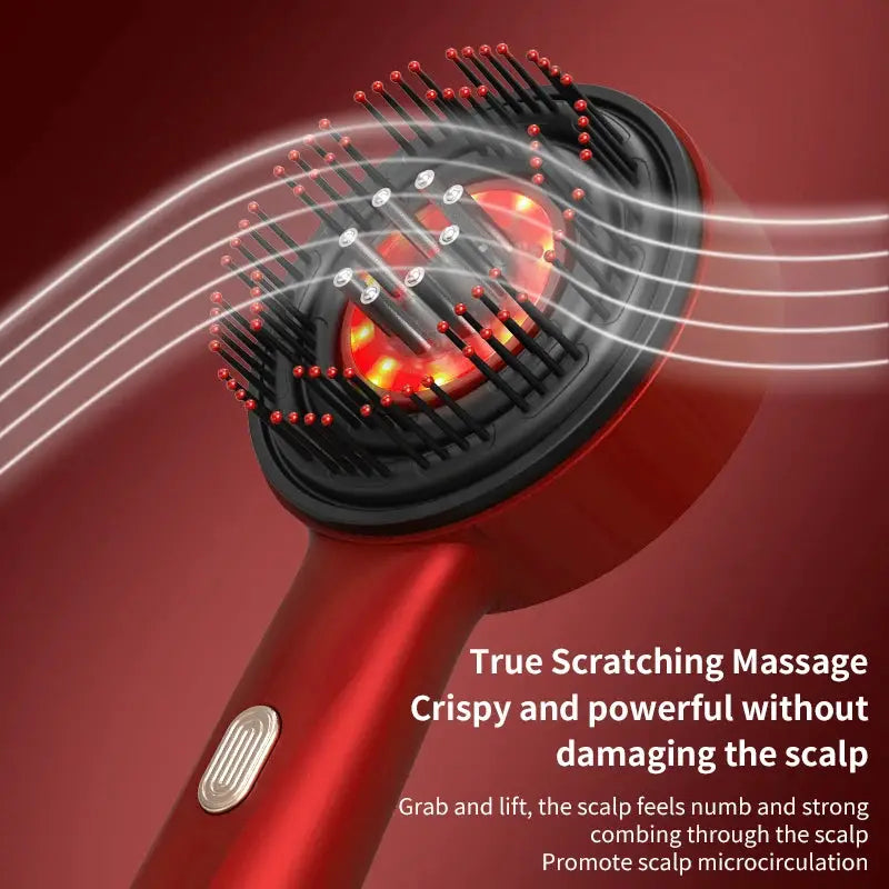 Electric Scalp Massager | Red Light Therapy | Oil Applicator | Rechargeable