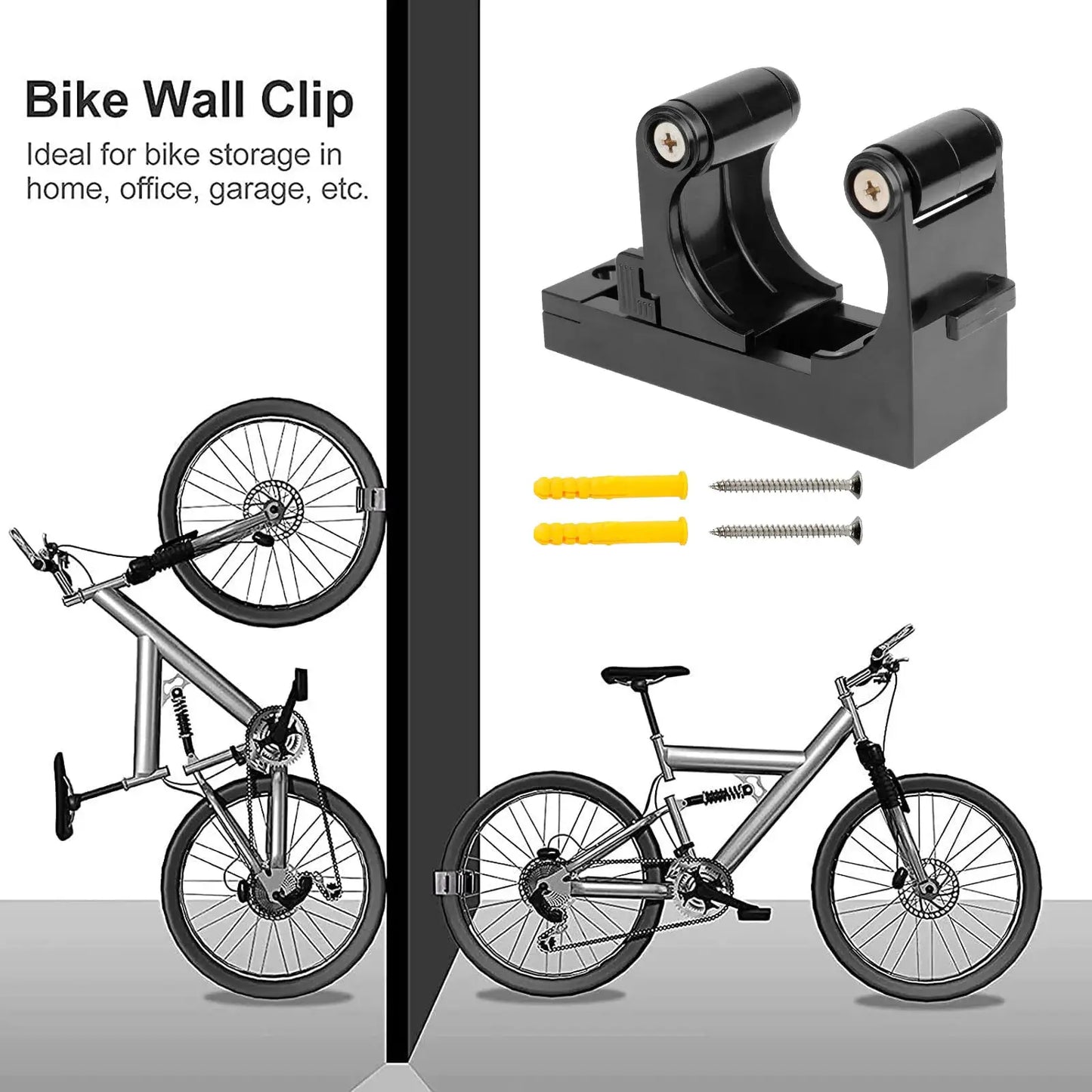 Bicycle Wall Mount Garage Bike Rack Adjustable Hanger Storage Bike Garage Home,Horizontal Bike Hook Bike Holder MTB/Road Bike from PriceLows™
