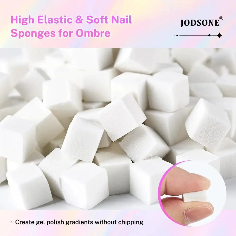 100PCS Soft Nail Sponges with 1PCS Grabbing Pen for Manicure and Nail Art Designs from PriceLows™