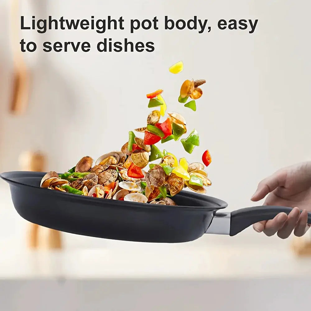 13-Piece Non-Stick Cookware Set - Durable Kitchen Utensil Set with Pots, Pans & Maifan Stone Frying Pan from PriceLows™