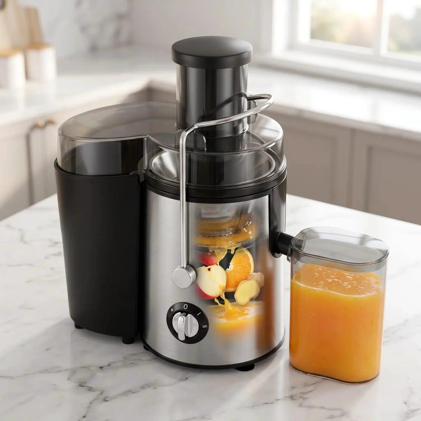 Bestselling Stainless Steel Juicer! 800W High Power, Residue-Free Fresh Juice, Healthy Drinks Made Effortlessly from PriceLows™