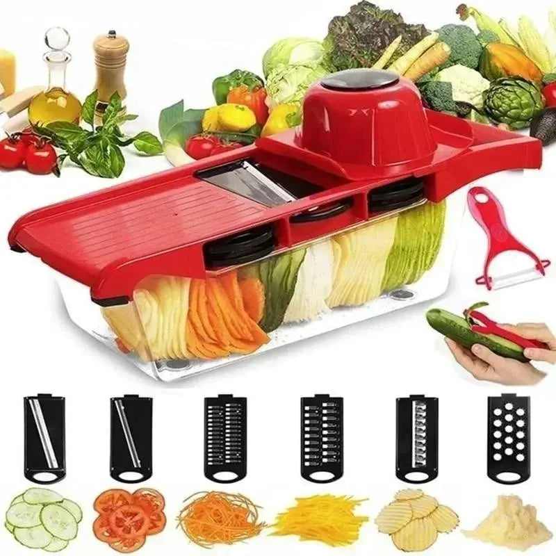 Portable Vegetable Slicer | Stainless Steel Blades | Multi Purpose