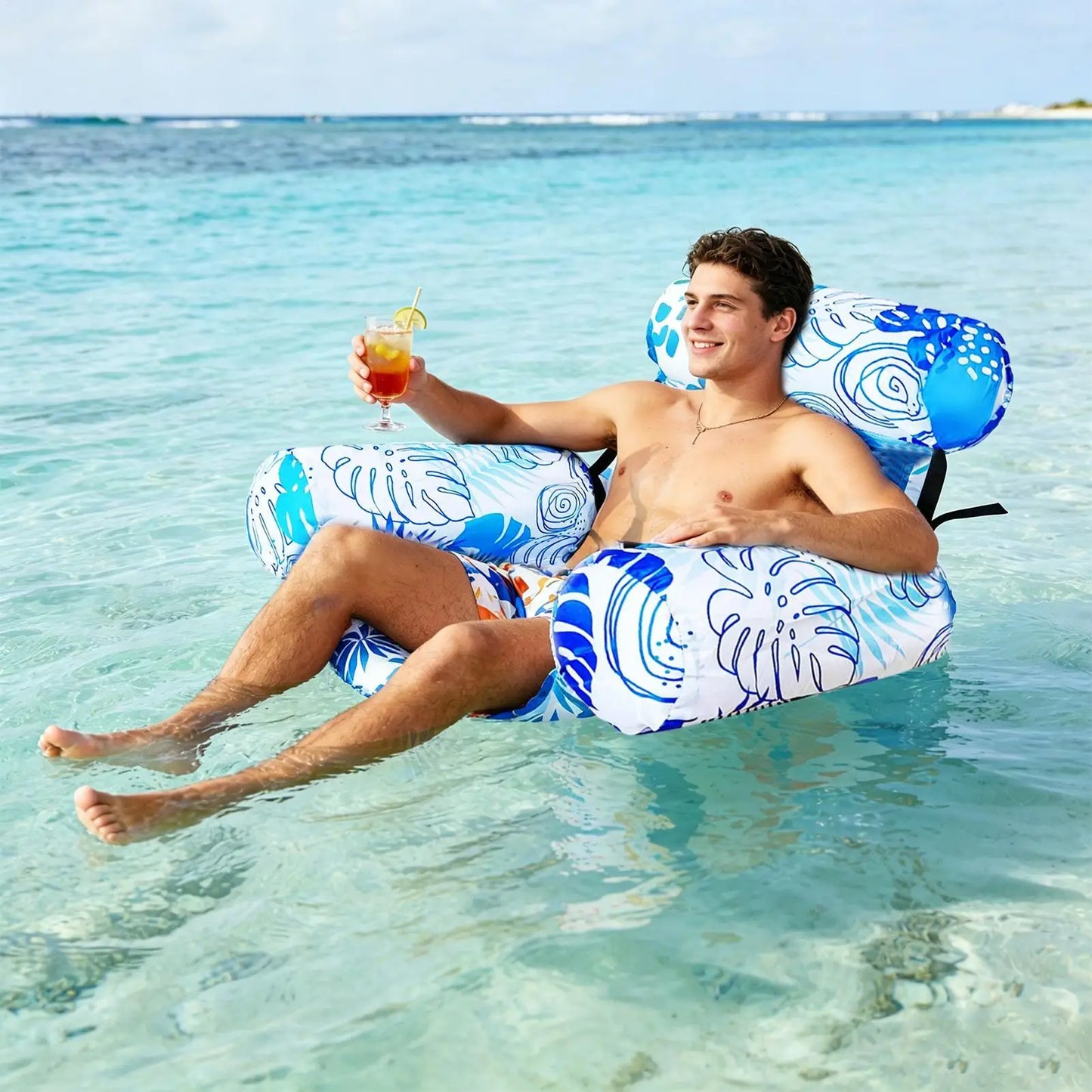 Inflatable Pool Float | Adult Size Hammock | Pool Lounge | Versatile