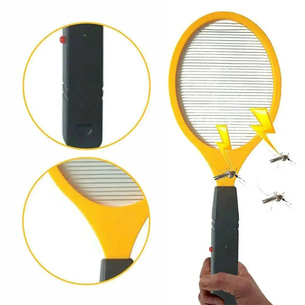 Electric Handheld Bug Zapper Insect Fly Swatter Racket Portable Mosquitos Killer Pest Control For Bedroom Outdoor Bug Zappers from PriceLows™