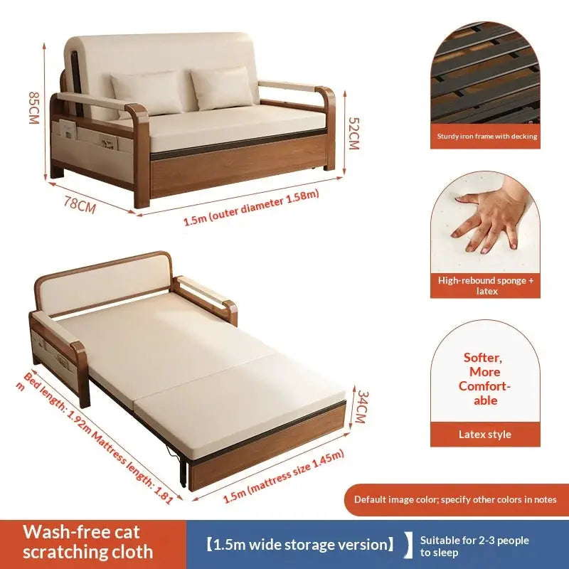 Sofa Bed | Foldable | Retractable Pull Out | Single Double from PriceLows™
