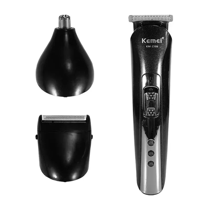 3 In 1 Electric Hair Clipper | USB Charging | Nose Hair Trimmer Shaver | KM-1506