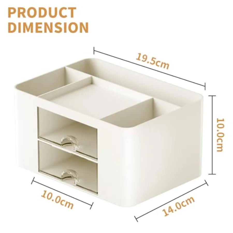 Pen Organizer | 2-Drawer | 5 Compartments | One Size