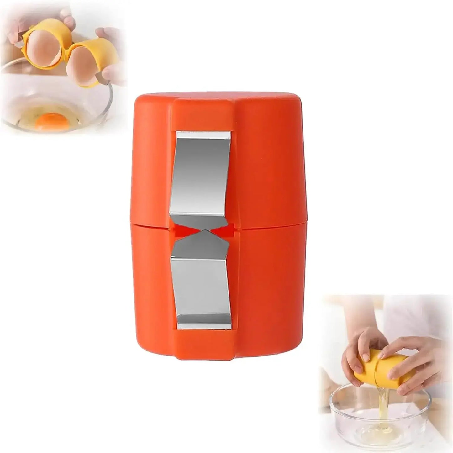1/2pcs Multifunctional Egg Shell Opener Handheld Egg Cracker Separator Tool Eggshell Cutter Easy Open Kitchen Gadget for Raw Egg from PriceLows™