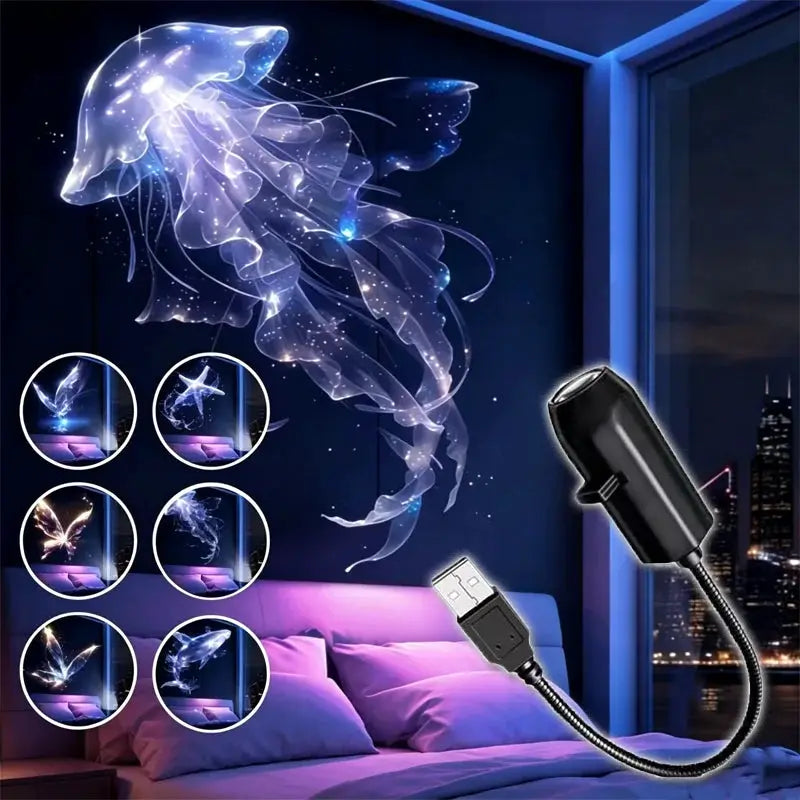 Ocean Projector Night Light | USB Powered | Replaceable Films